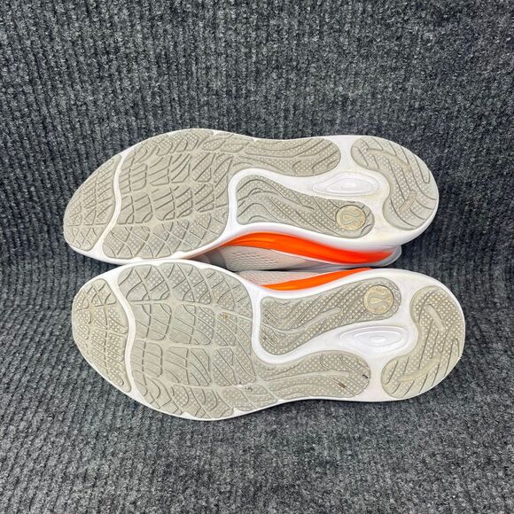 Lululemon Blissfeel Run Vapor Grey Orange Athletic Running Shoes Womens Size 8.5 - Picture 6 of 8